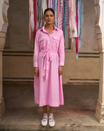 Afsana Dress | Candy Pink
