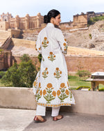 Gulbadan Kurta | Ivory Marigold