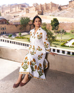 Gulbadan Kurta | Ivory Marigold