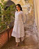 Mehr Co-ord Set | Ivory Blue