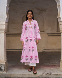 Firdaus Kurta Set | Blush Pink