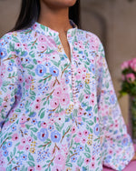 Gulbahar Floral Co-Ord Set | Blush Pink