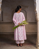 Gulnaar Kurta Set | Blush Pink