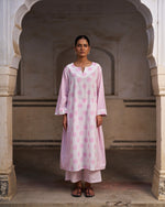 Gulnaar Kurta Set | Blush Pink