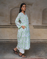 Gulnaar Kurta Set | Mint Green