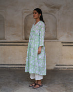 Gulnaar Kurta Set | Mint Green