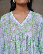 Gulnaar Kurta Set | Mint Green