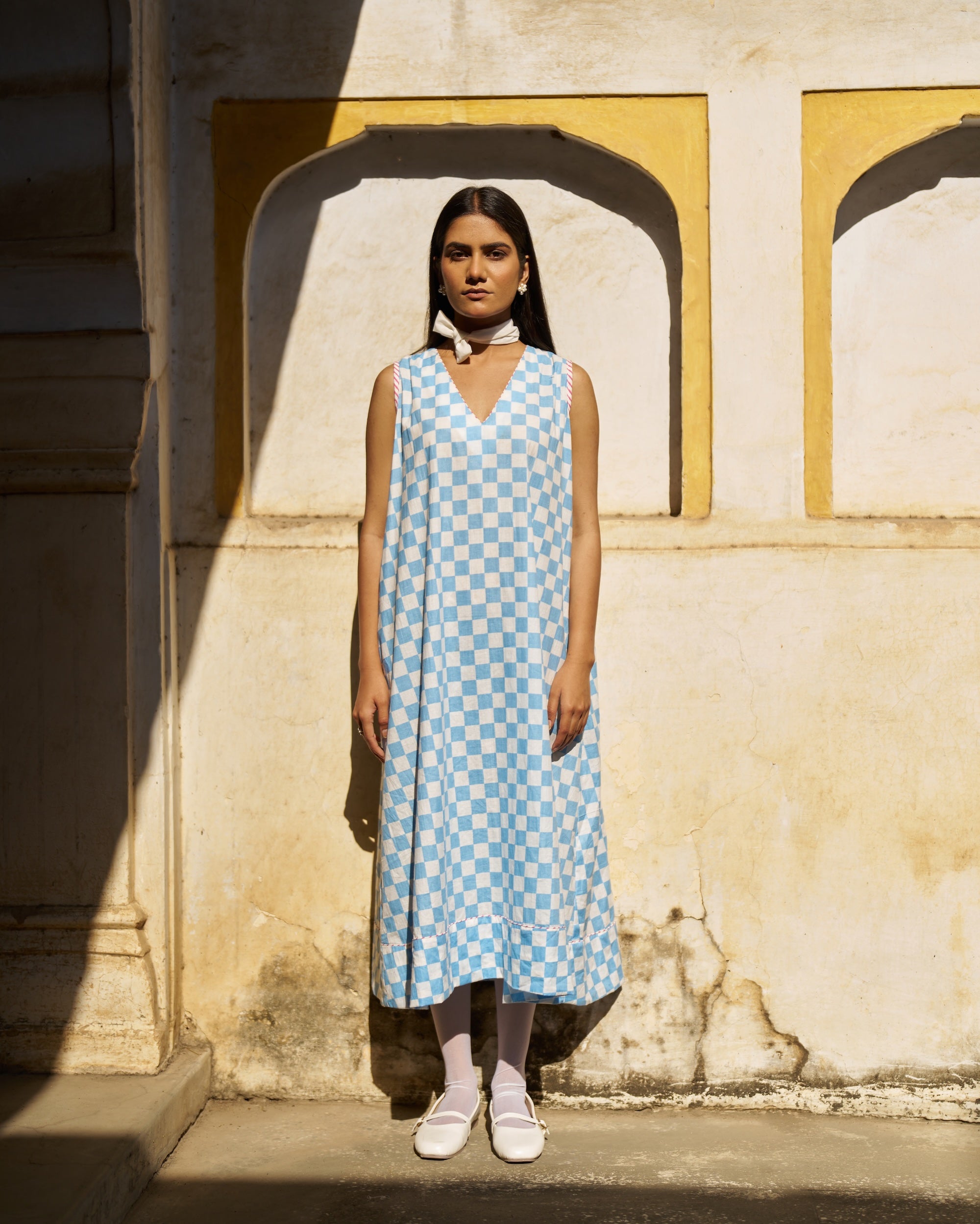 Mehrnaz Dress | Sky Blue