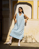 Mehrnaz Dress | Sky Blue