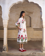 Mehrun Dress | Ivory White