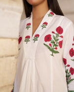 Mehrun Dress | Ivory White