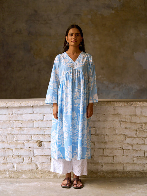 Parinaz Kurta | Powder Blue