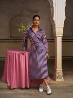 Roshanara Dress | Blush Stripe