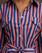 Roshanara Dress | Blush Stripe