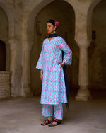 Parizad Kurta Set | Sky Blue