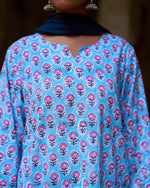 Parizad Kurta Set | Sky Blue