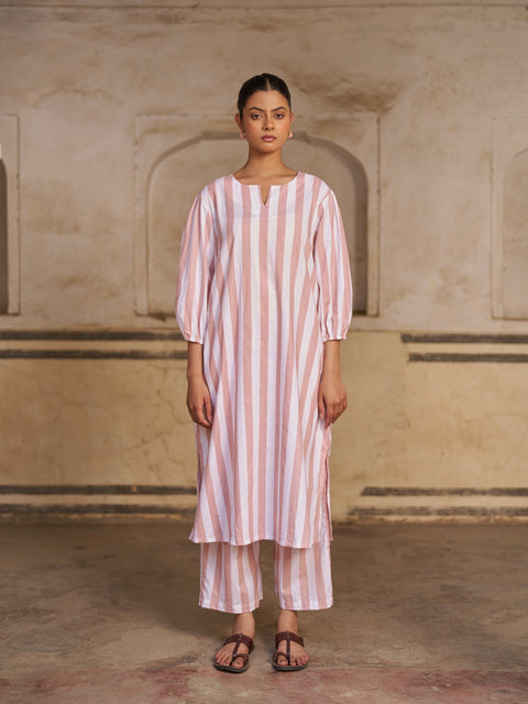 Roshanara Co-Ord Set | Blush Pink